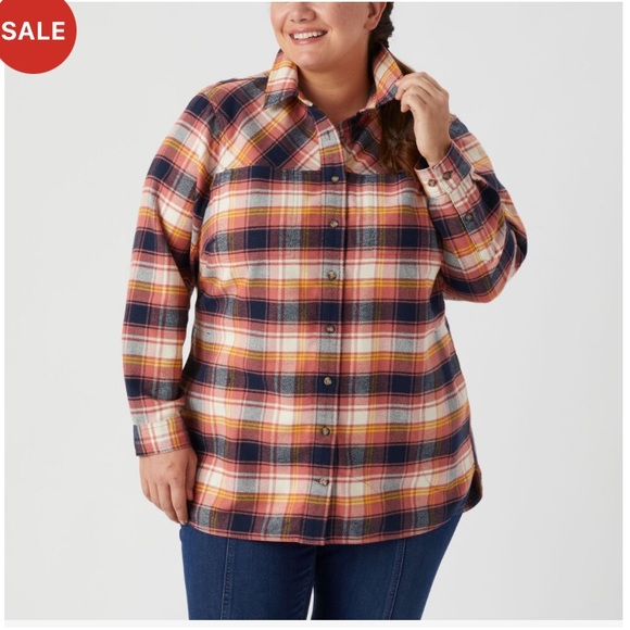 Duluth Woman’s Plus Folklore Flannel Tunic 3XL - Picture 16 of 16